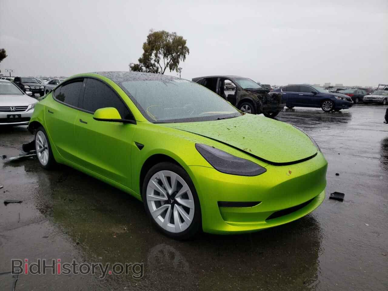 Photo 5YJ3E1EB9MF013108 - TESLA MODEL 3 2021