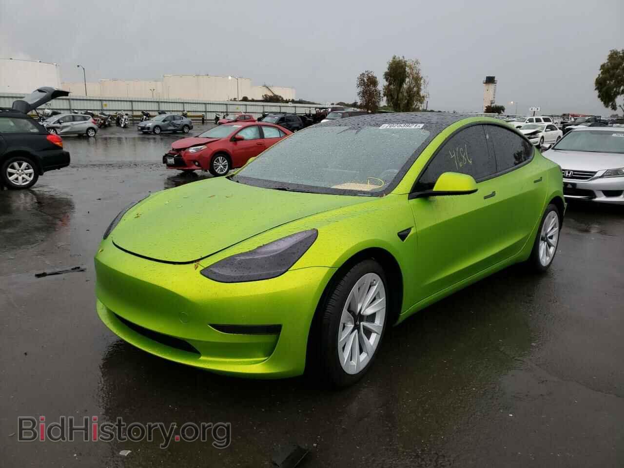 2021 TESLA MODEL 3 - VIN: 5YJ3E1EB9MF013108 - Фото 2