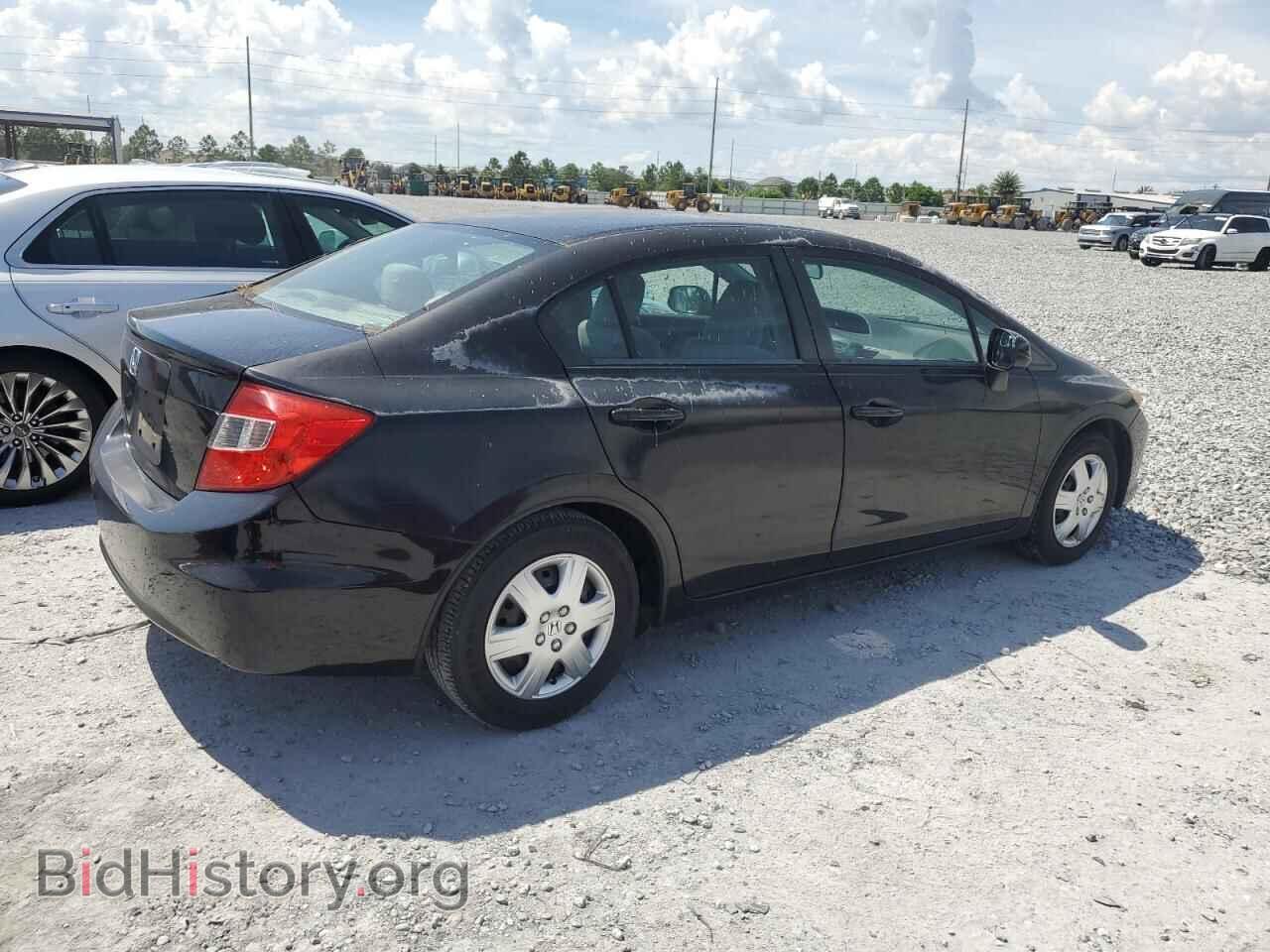 2012 HONDA CIVIC - VIN: 2HGFB2F51CH566365 - Фото 3