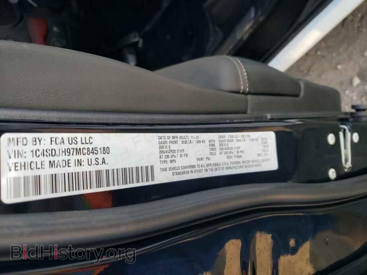2021 DODGE DURANGO - VIN: 1C4SDJH97MC845180 - Photo 13