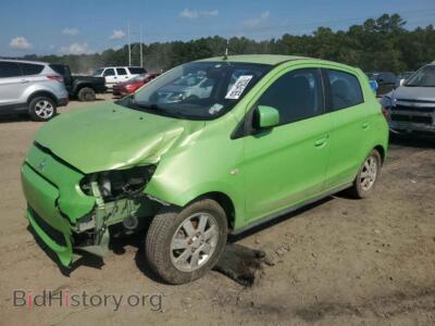2014 Mitsubishi MIRAGE DE, зеленый — VIN ML32A3HJ4EH003337, Copart