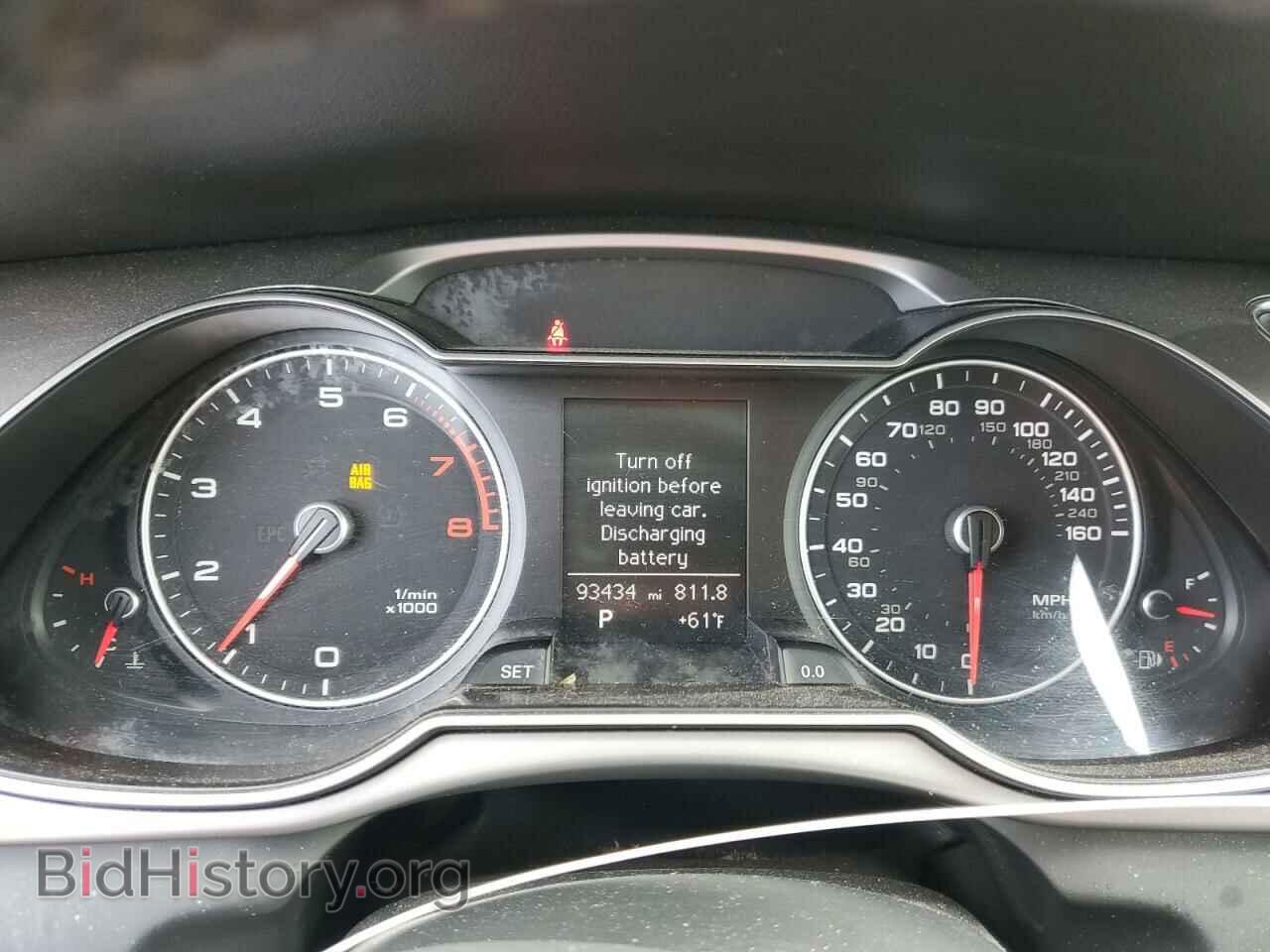 2013 AUDI A4 - VIN: WAUAFAFLXDN039548 - Фото 9