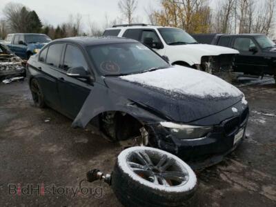 2013 BMW 3 SERIES 328 I Sule, черный — VIN WBA3C1C51DF436177, Copart
