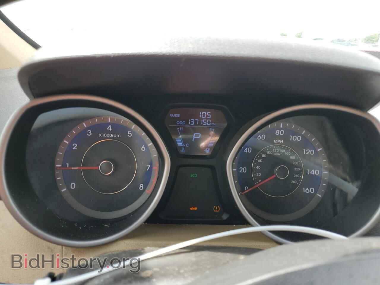 2012 HYUNDAI ELANTRA - VIN: KMHDH4AE2CU217666 - Фото 9