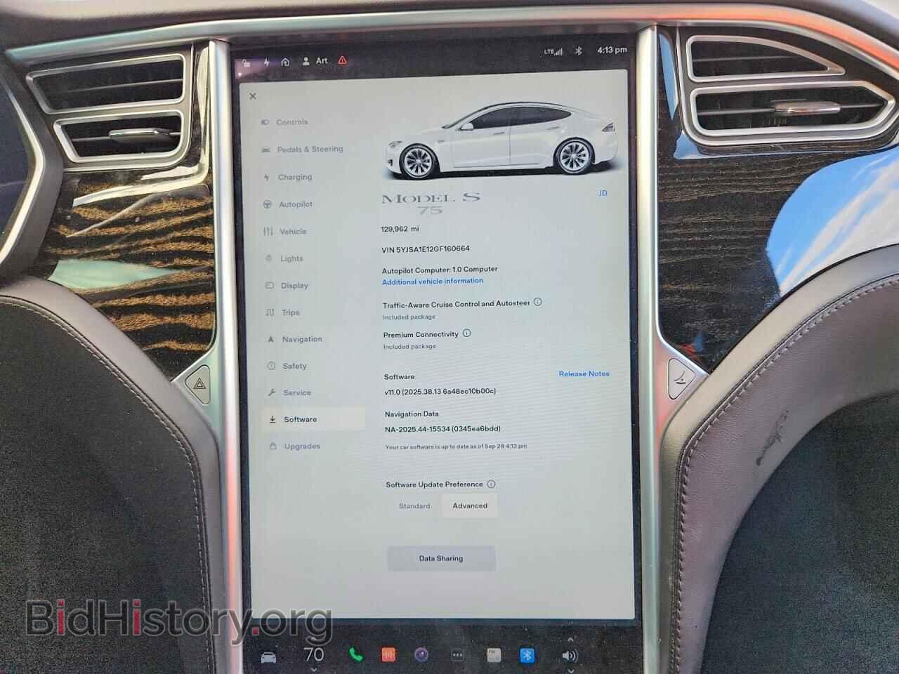 2016 TESLA MODEL S - VIN: 5YJSA1E12GF160664 - Photo 9