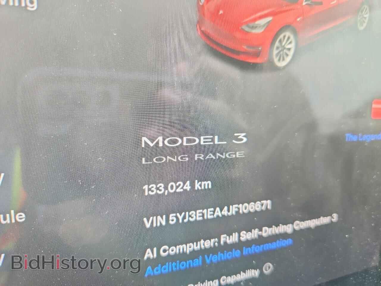 2018 TESLA MODEL 3 - VIN: 5YJ3E1EA4JF106671 - Photo 9