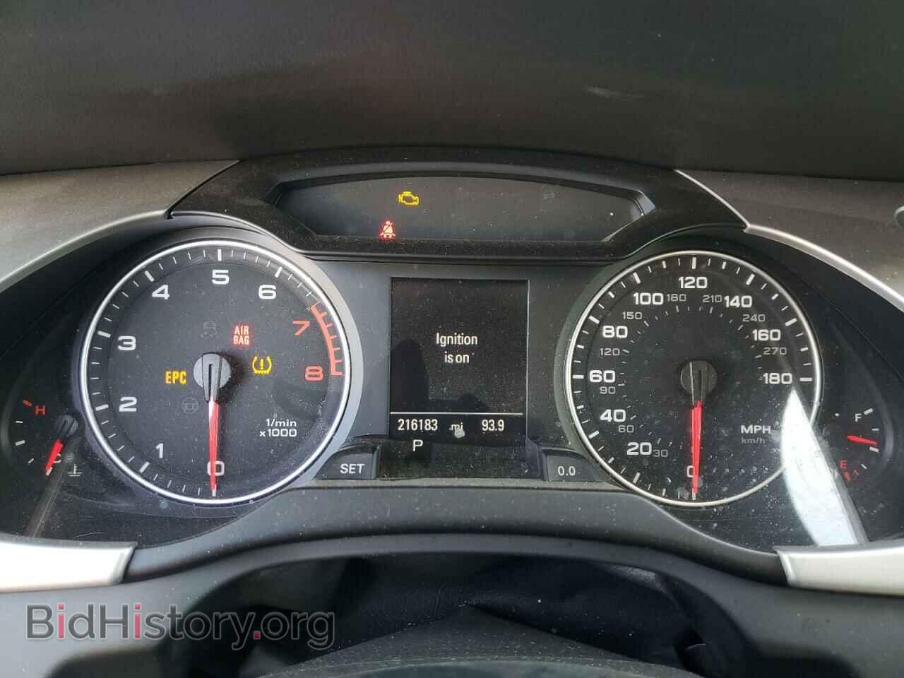 2012 AUDI A4 - VIN: WAUWFAFL3CA085783 - Фото 9