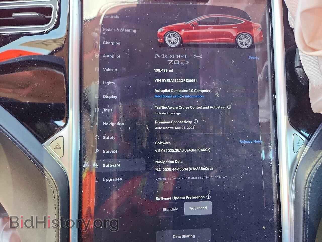 2016 TESLA MODEL S - VIN: 5YJSA1E22GF130654 - Photo 9