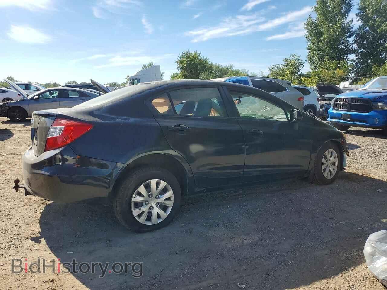 2012 HONDA CIVIC - VIN: 2HGFB2F42CH054315 - Фото 3