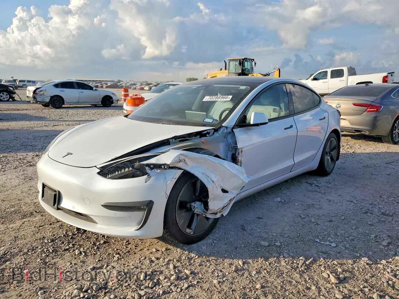 Photo 5YJ3E1EB8NF193277 - TESLA MODEL 3 2022
