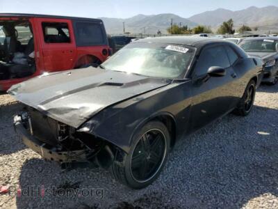2012 Dodge CHALLENGER, black — VIN 2C3CDYAG8CH100928, Copart