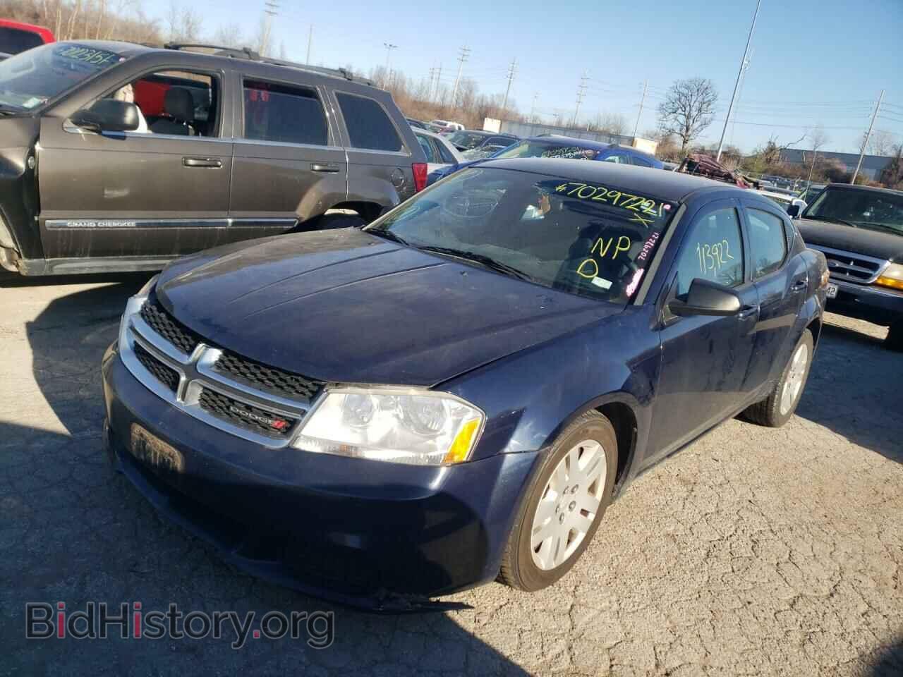 2014 DODGE AVENGER - VIN: 1C3CDZAB0EN173571 - Фото 2