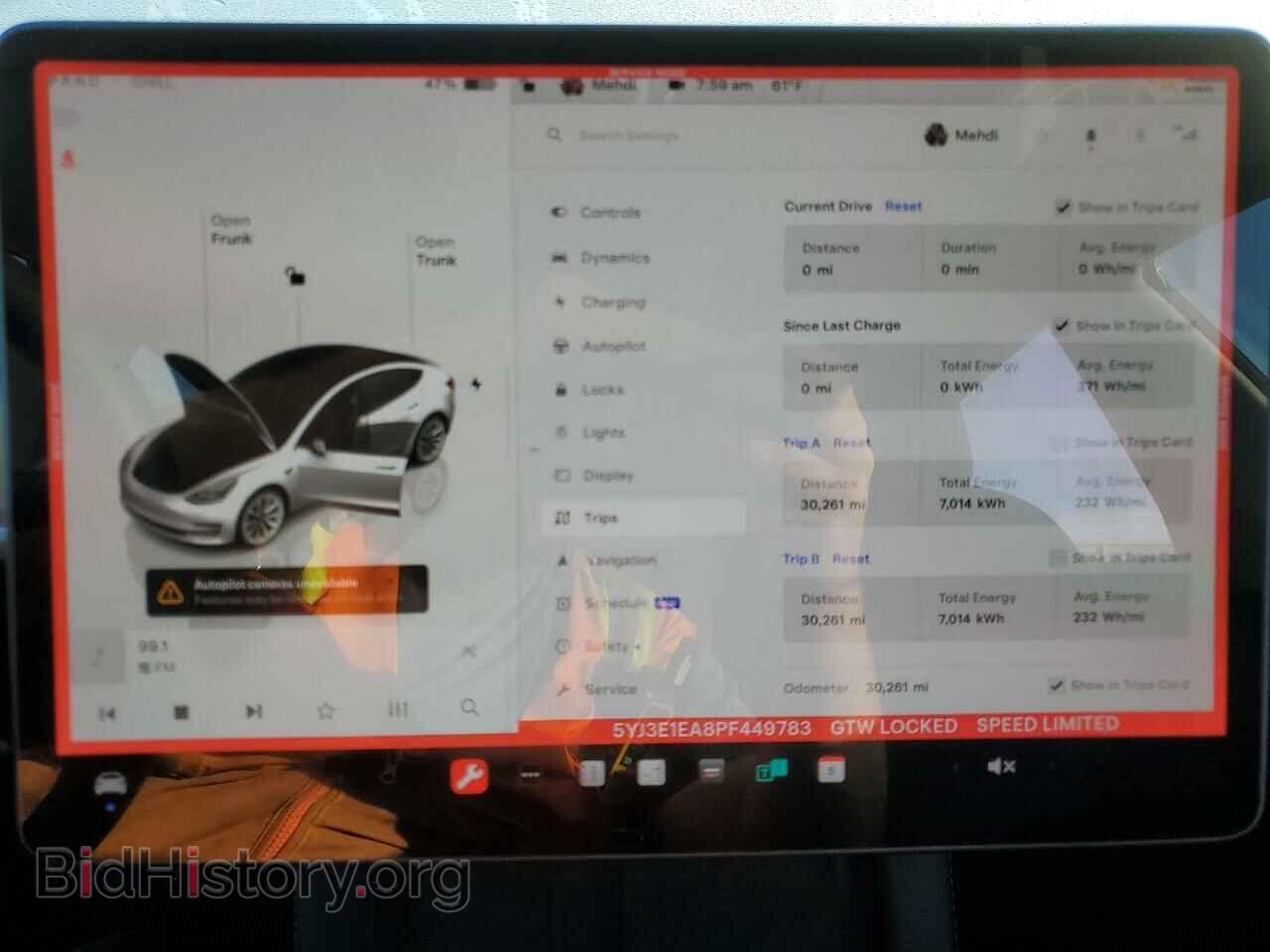 2023 TESLA MODEL 3 - VIN: 5YJ3E1EA8PF449783 - Фото 9