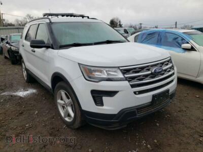 2019 Ford EXPLORER, белый — VIN 1FM5K8B87KGA13187, Copart