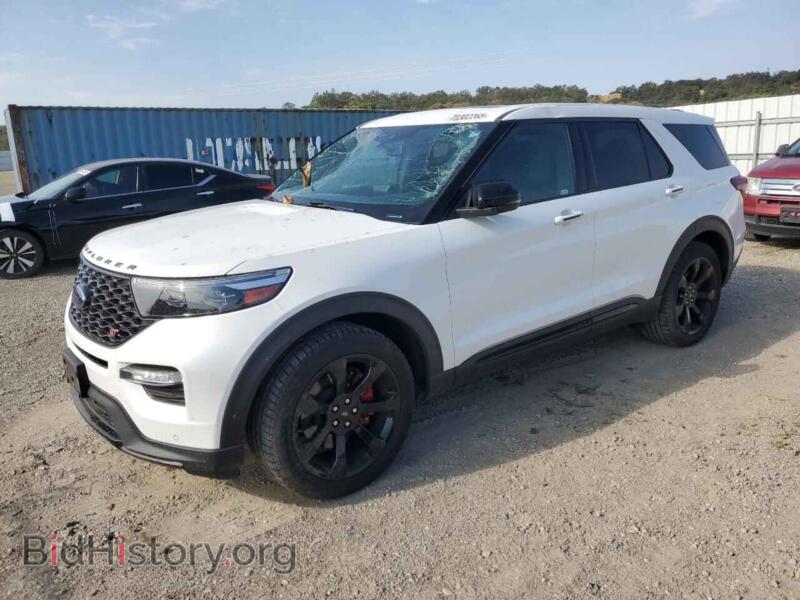 2021 Ford EXPLORER ST (VIN 1FM5K8GC6MGA06232) — photo 1 of 13, Copart, damage: top/roof