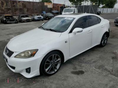 2012 Lexus IS IS 250, white — VIN JTHBF5C28C5169710, Copart