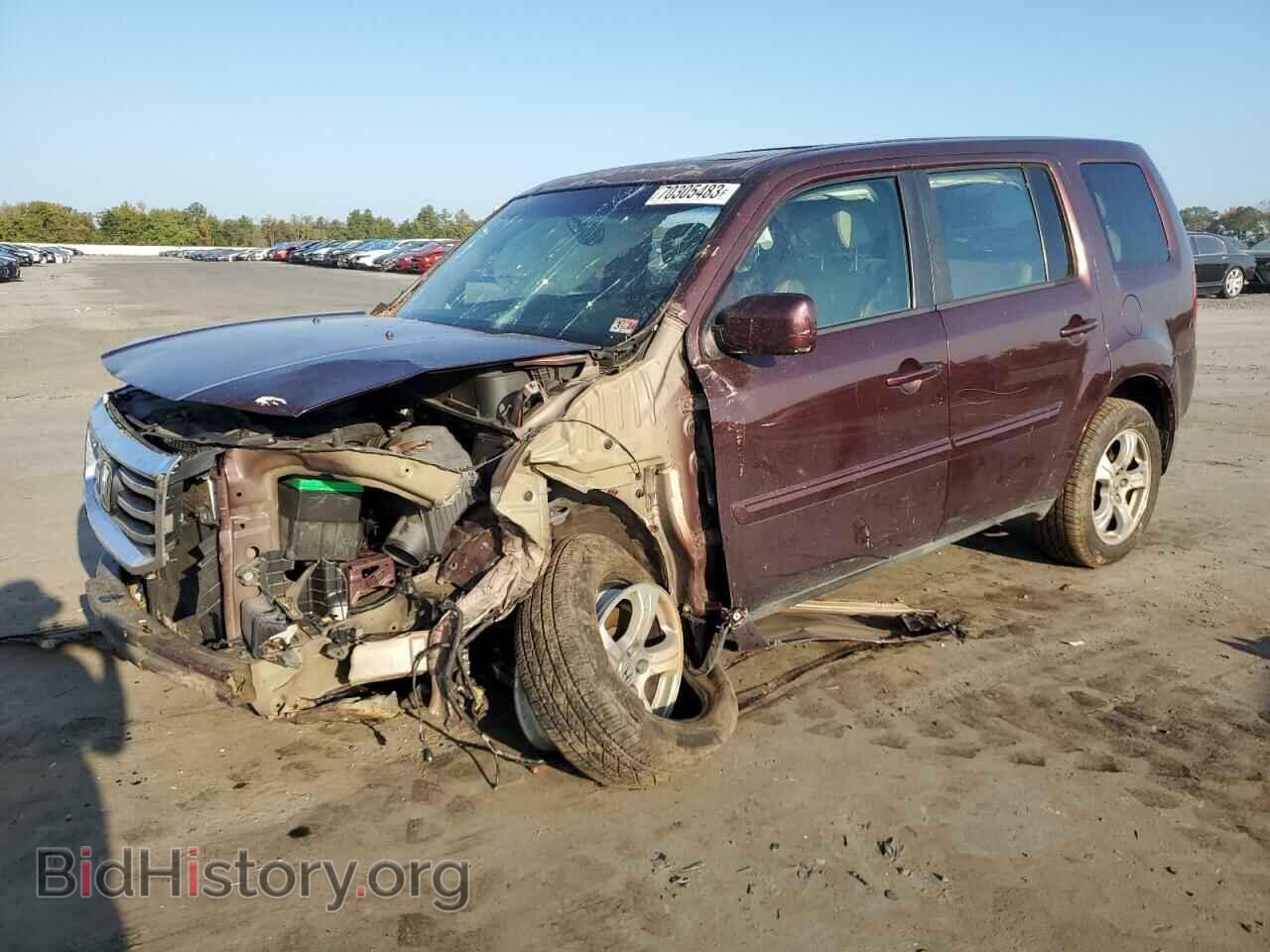 Фотография 5FNYF4H76DB053691 - HONDA PILOT 2013