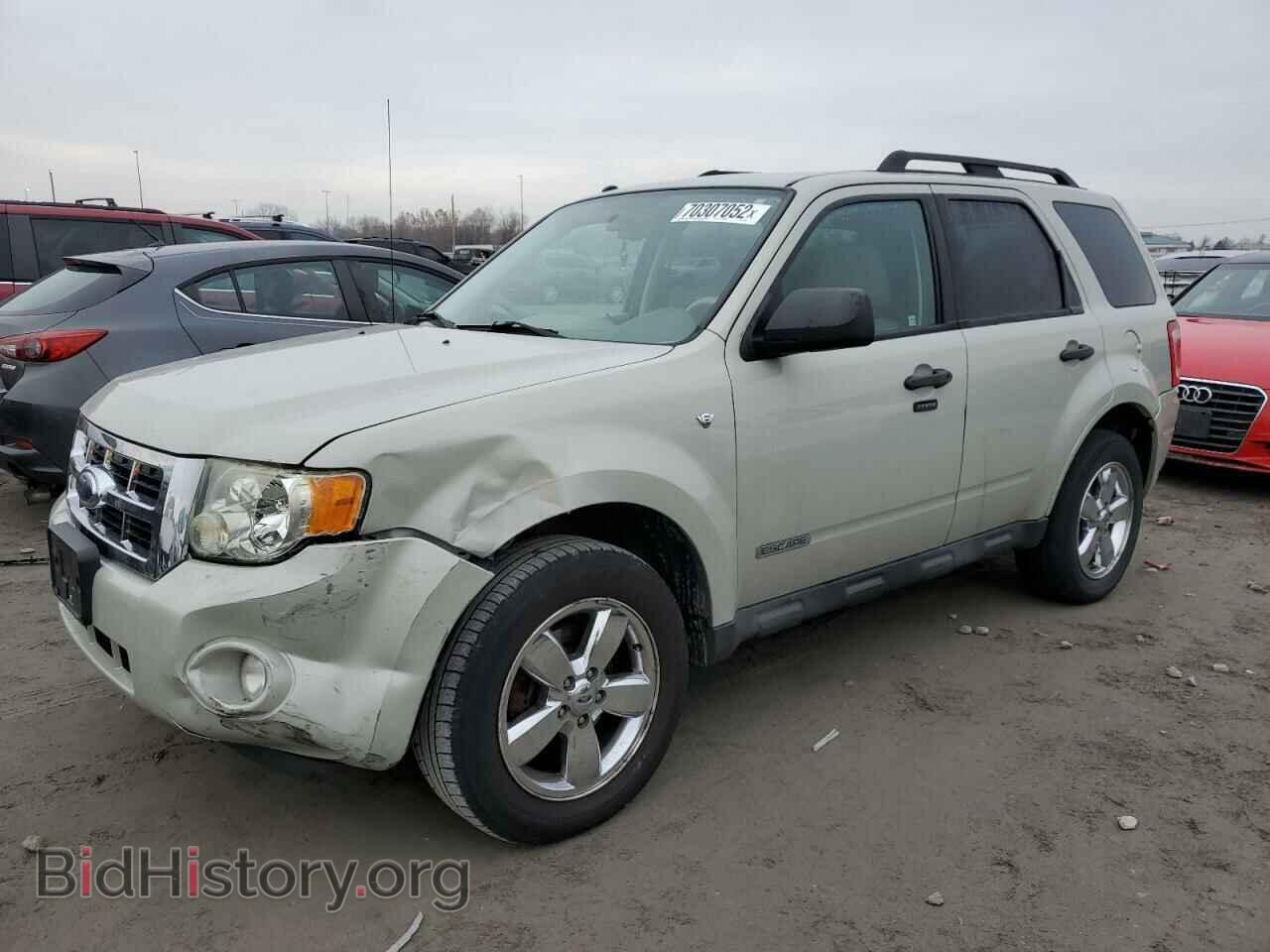 Photo 1FMCU03138KC34327 - FORD ESCAPE 2008