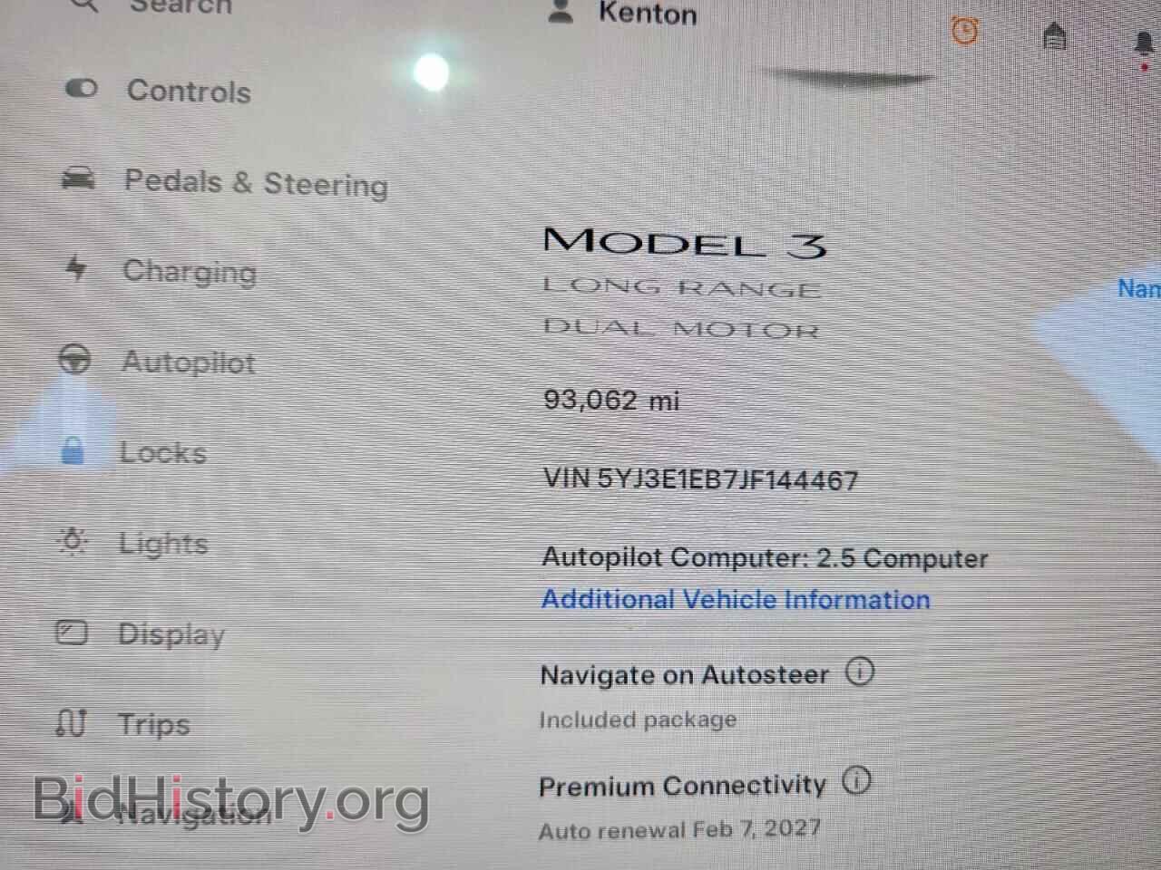 2018 TESLA MODEL 3 - VIN: 5YJ3E1EB7JF144467 - Фото 9