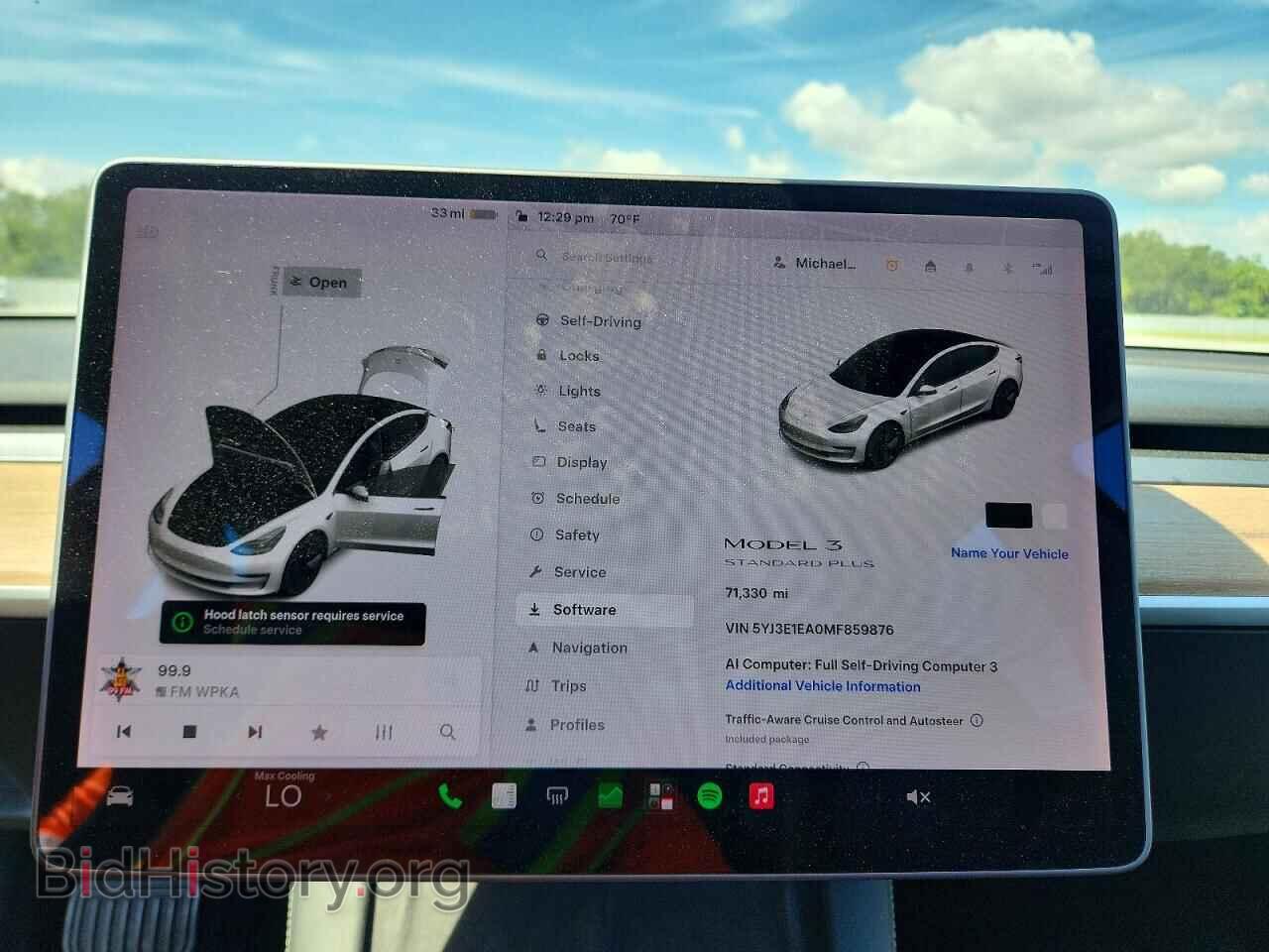 2021 TESLA MODEL 3 - VIN: 5YJ3E1EA0MF859876 - Photo 9
