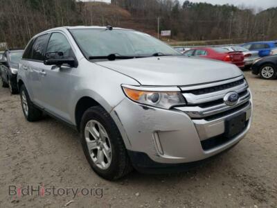 2014 Ford EDGE Edge SEL, серебристый — VIN 2FMDK4JC9EBA75342, Copart