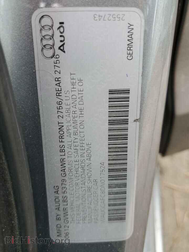 2013 AUDI A6 - VIN: WAUGGAFC8DN017524 - Фото 14