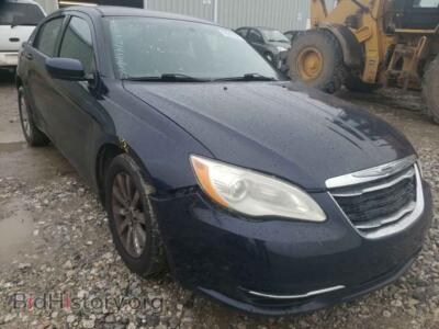 2013 Chrysler 200 200 Tourin, синий — VIN 1C3CCBBG9DN569453, Copart