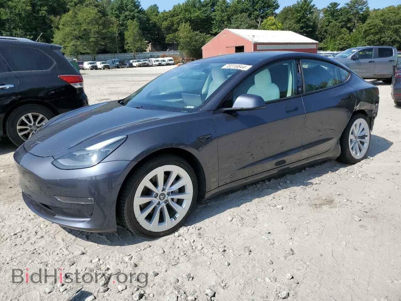 Photo 5YJ3E1EB5MF980704 - TESLA MODEL 3 2021