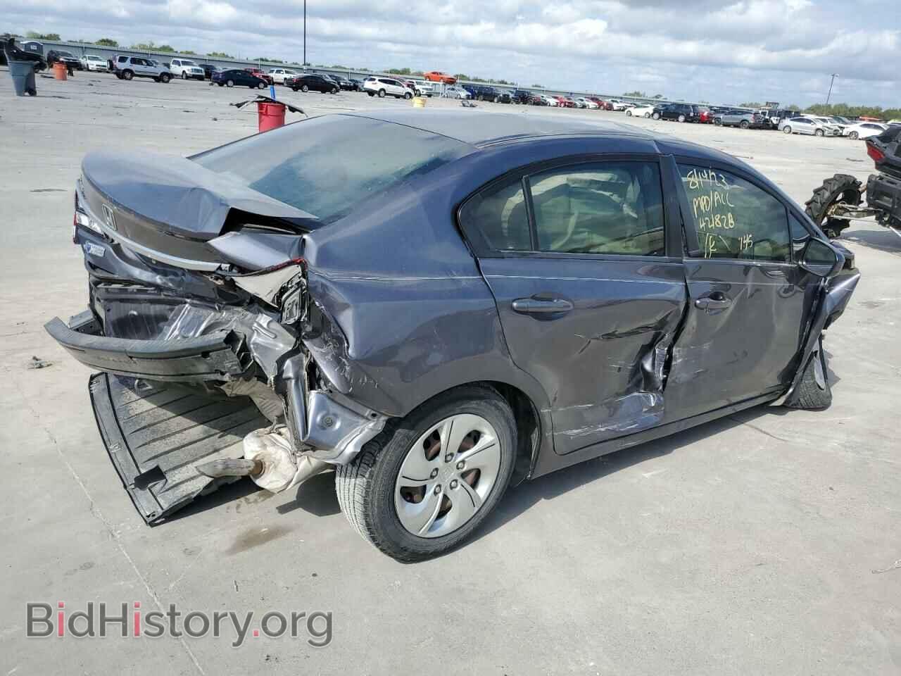 2014 HONDA CIVIC - VIN: 19XFB2F53EE000141 - Фото 3