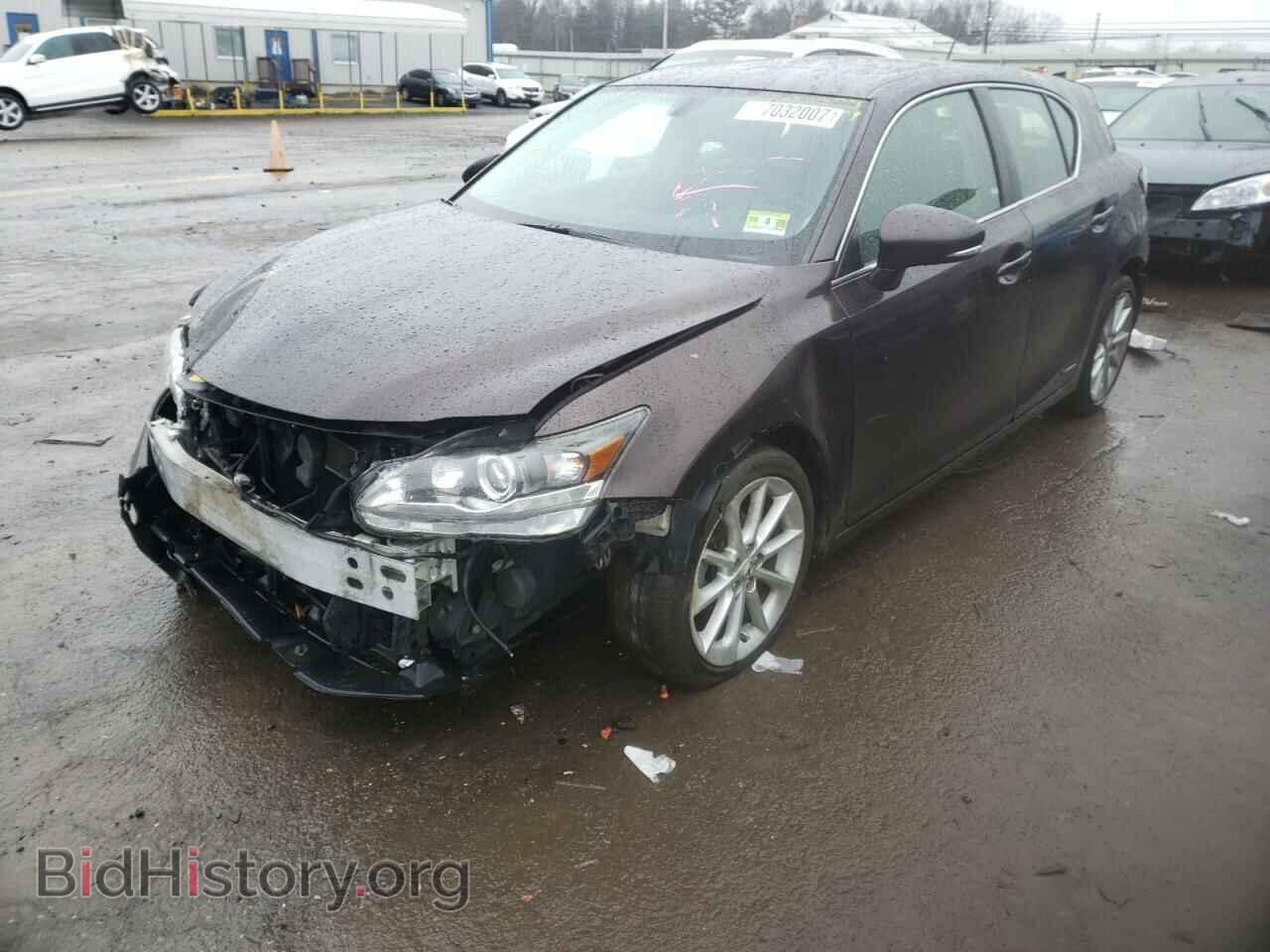 2012 LEXUS CT 200 - VIN: JTHKD5BH2C2078784 - Фото 2