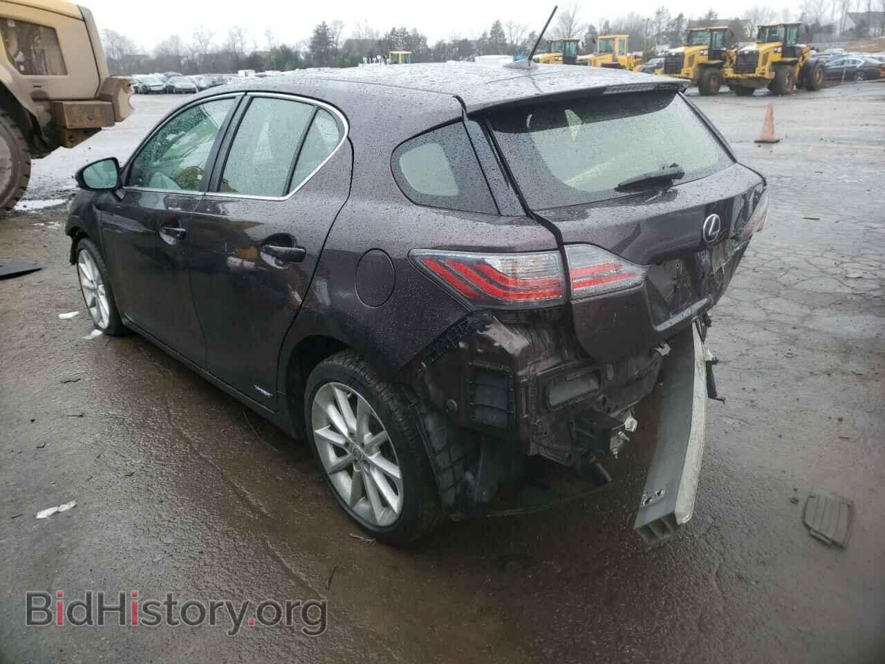 2012 LEXUS CT 200 - VIN: JTHKD5BH2C2078784 - Фото 3