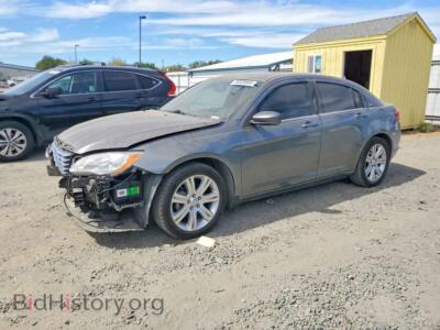 2012 Chrysler 200 Touring, gray — VIN 1C3CCBBG2CN277268, Copart