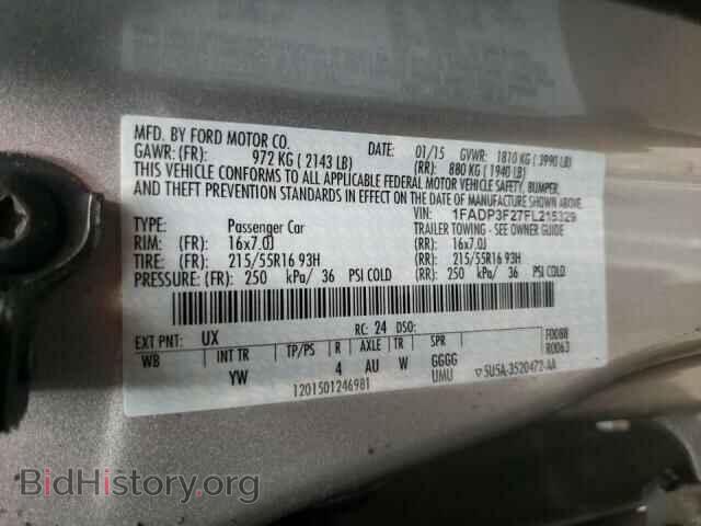 2015 FORD FOCUS - VIN: 1FADP3F27FL215329 - Photo 10