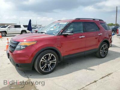 2013 Ford EXPLORER SPORT, красный — VIN 1FM5K8GT1DGC10128, Copart
