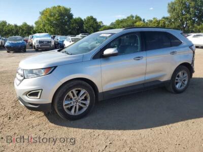 2015 Ford EDGE SEL, silver — VIN 2FMTK4J90FBC32306, Copart