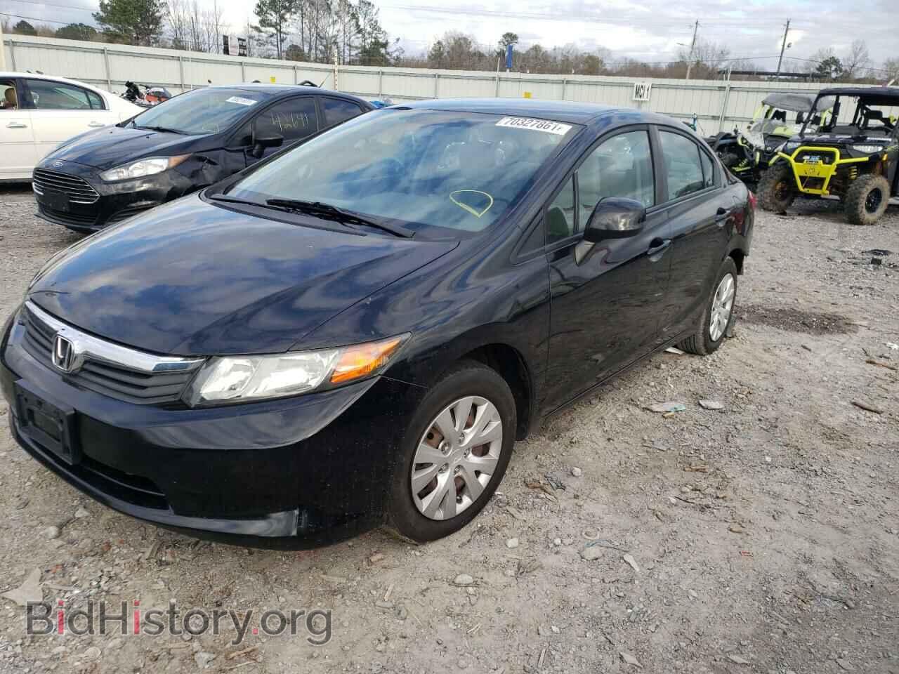 2012 HONDA CIVIC - VIN: 19XFB2F59CE378512 - Фото 2