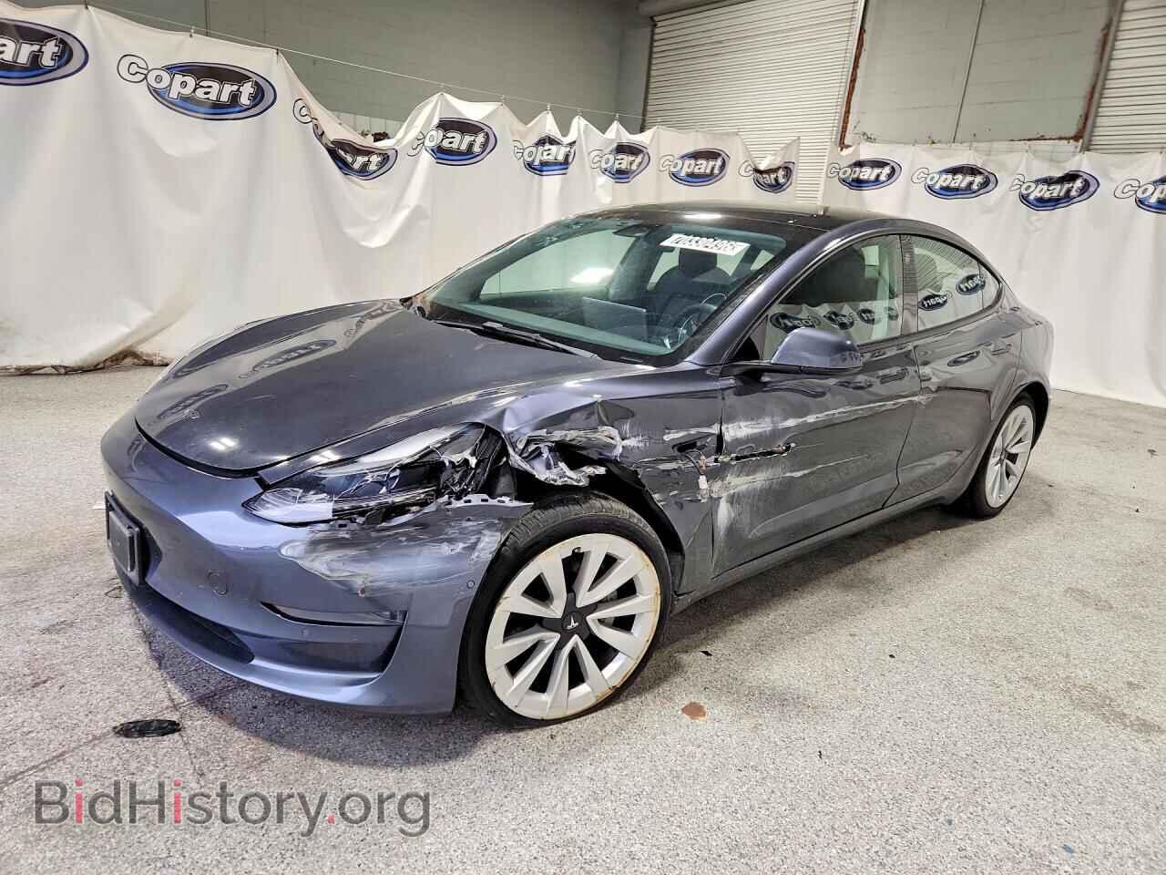 Photo 5YJ3E1EAXNF185690 - TESLA MODEL 3 2022