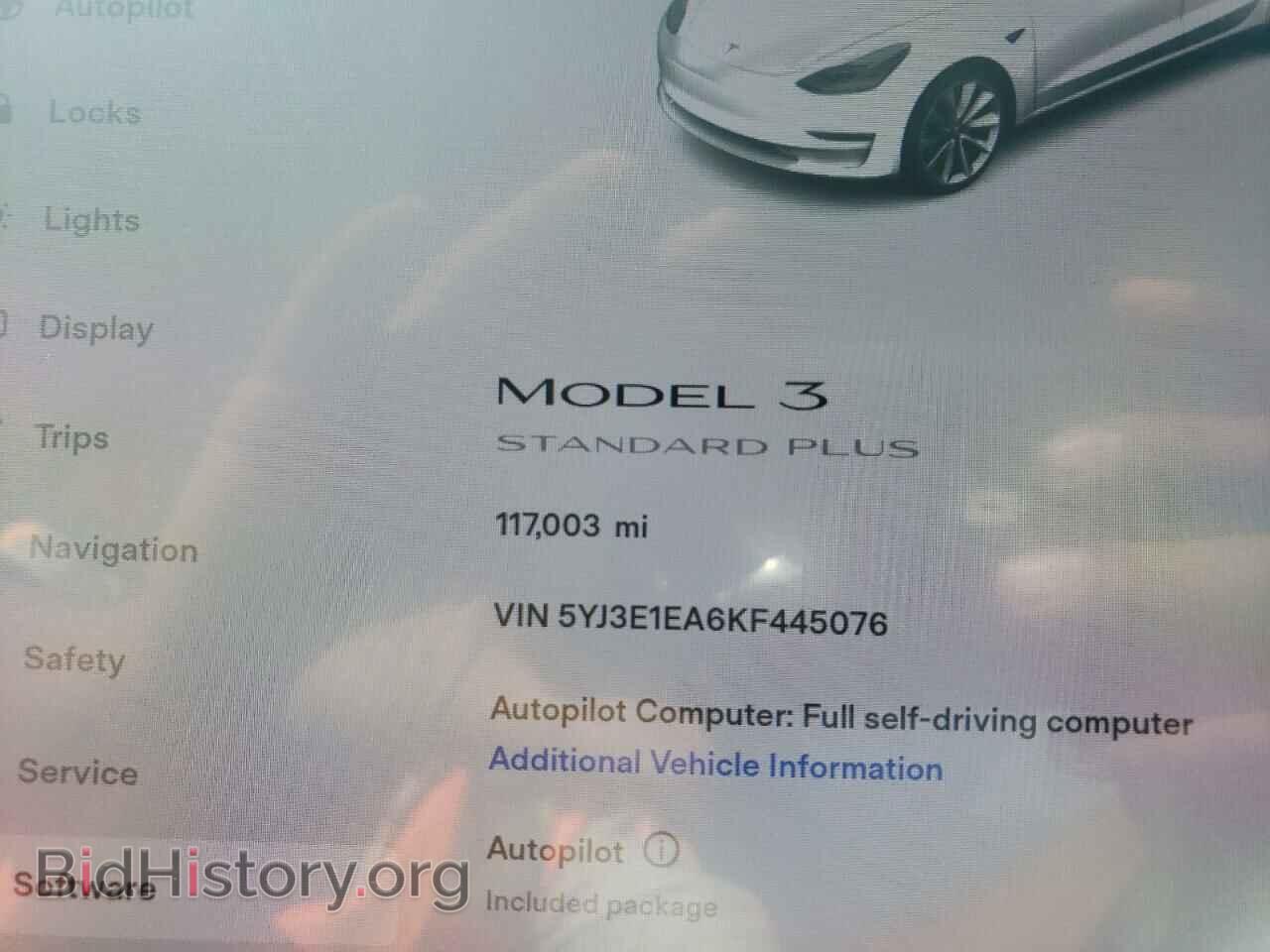 2019 TESLA MODEL 3 - VIN: 5YJ3E1EA6KF445076 - Фото 9