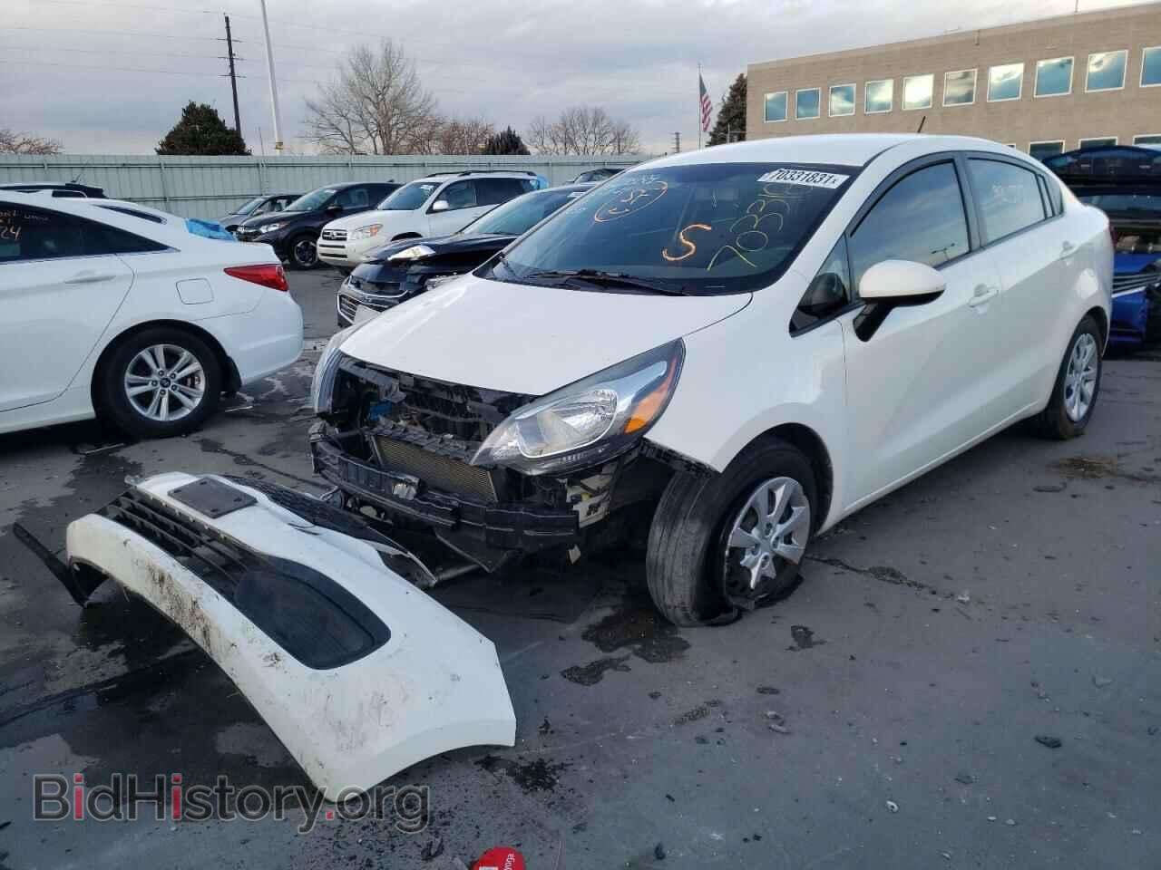 2012 KIA RIO - VIN: KNADM4A38C6033588 - Фото 2