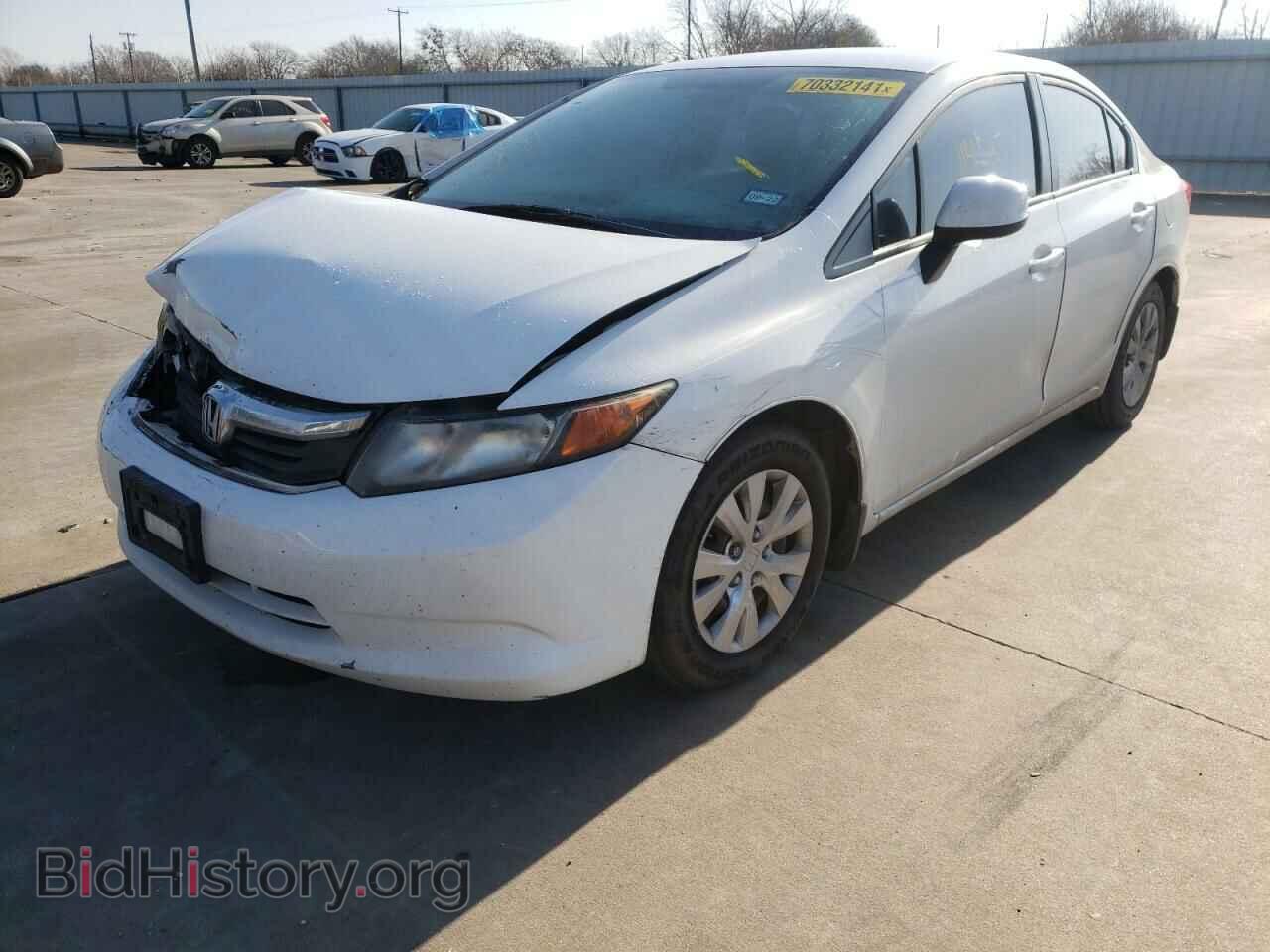 2012 HONDA CIVIC - VIN: 2HGFB2F54CH564254 - Фото 2