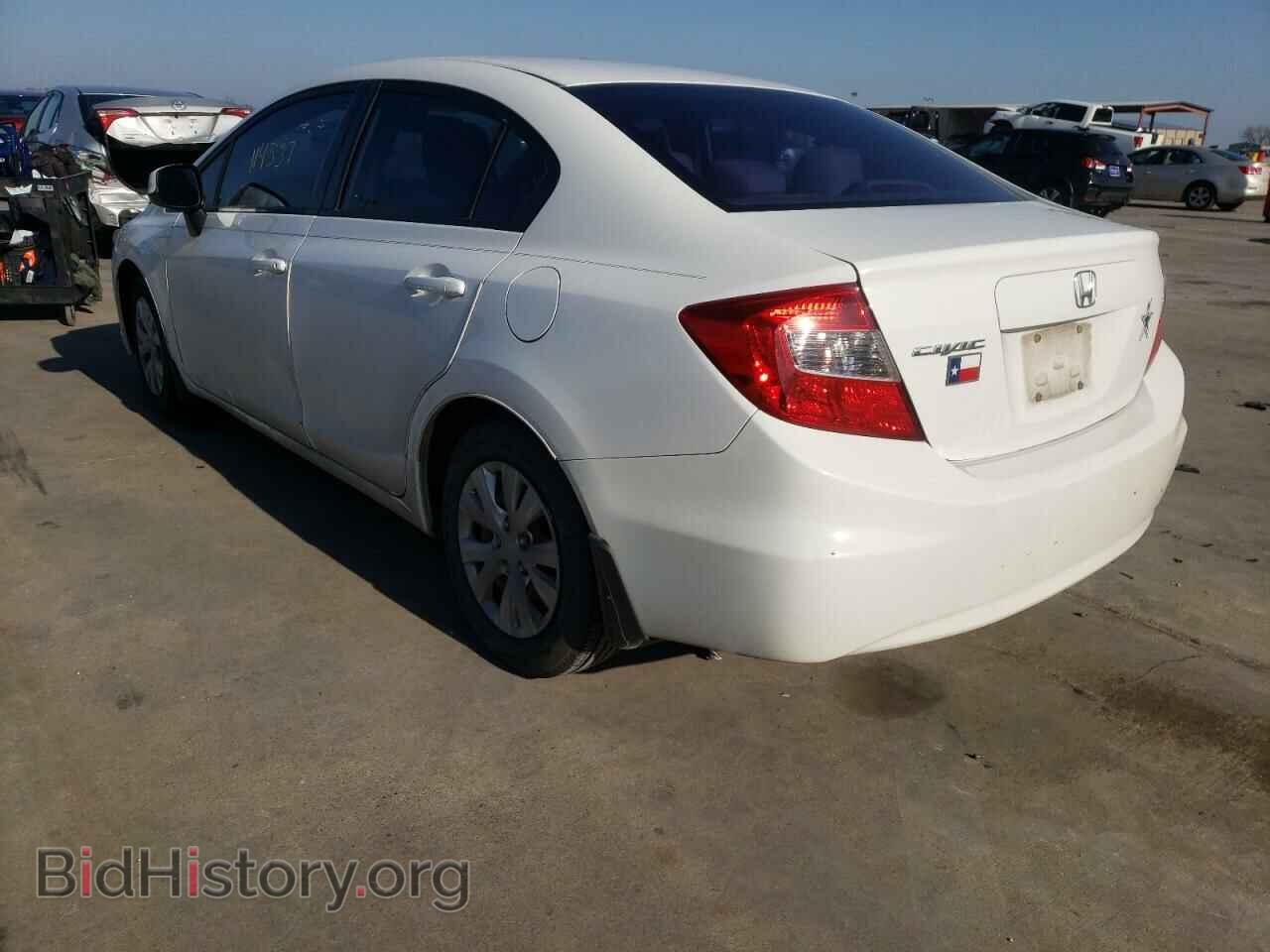 2012 HONDA CIVIC - VIN: 2HGFB2F54CH564254 - Фото 3