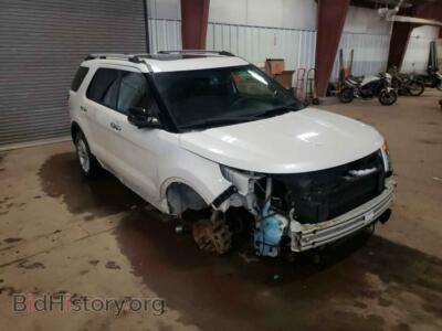 2013 Ford EXPLORER Explorer X, white — VIN 1FM5K7D9XDGA92616, Copart