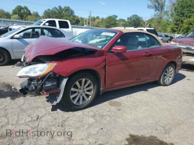 2013 Chrysler 200 200 Tourin, красный — VIN 1C3BCBEB6DN511702, Copart