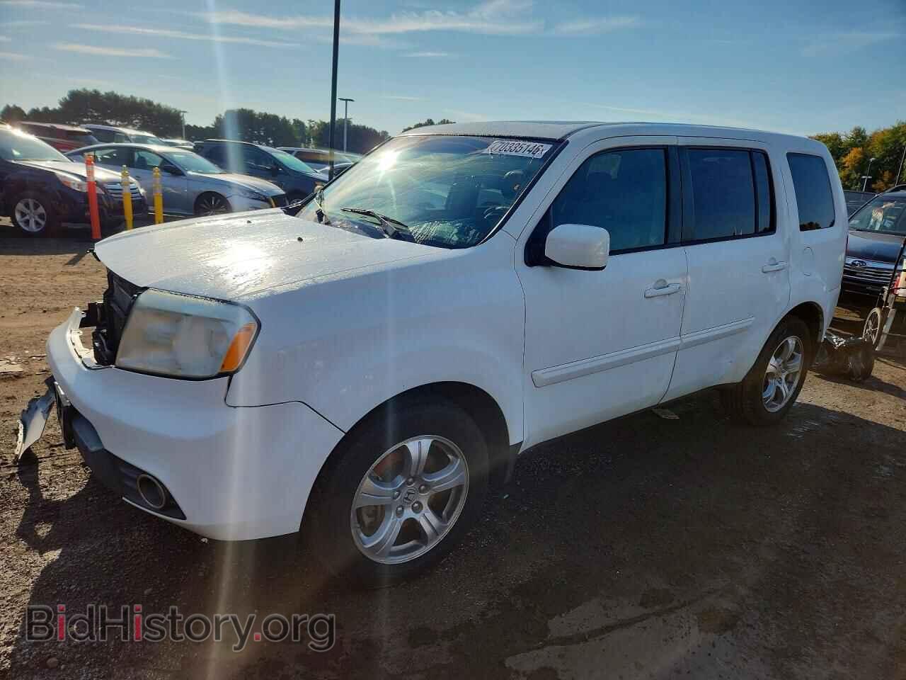 2012 Honda PILOT EXL (VIN 5FNYF4H54CB056568) — фото 1 из 13, Copart, повреждение: передняя часть