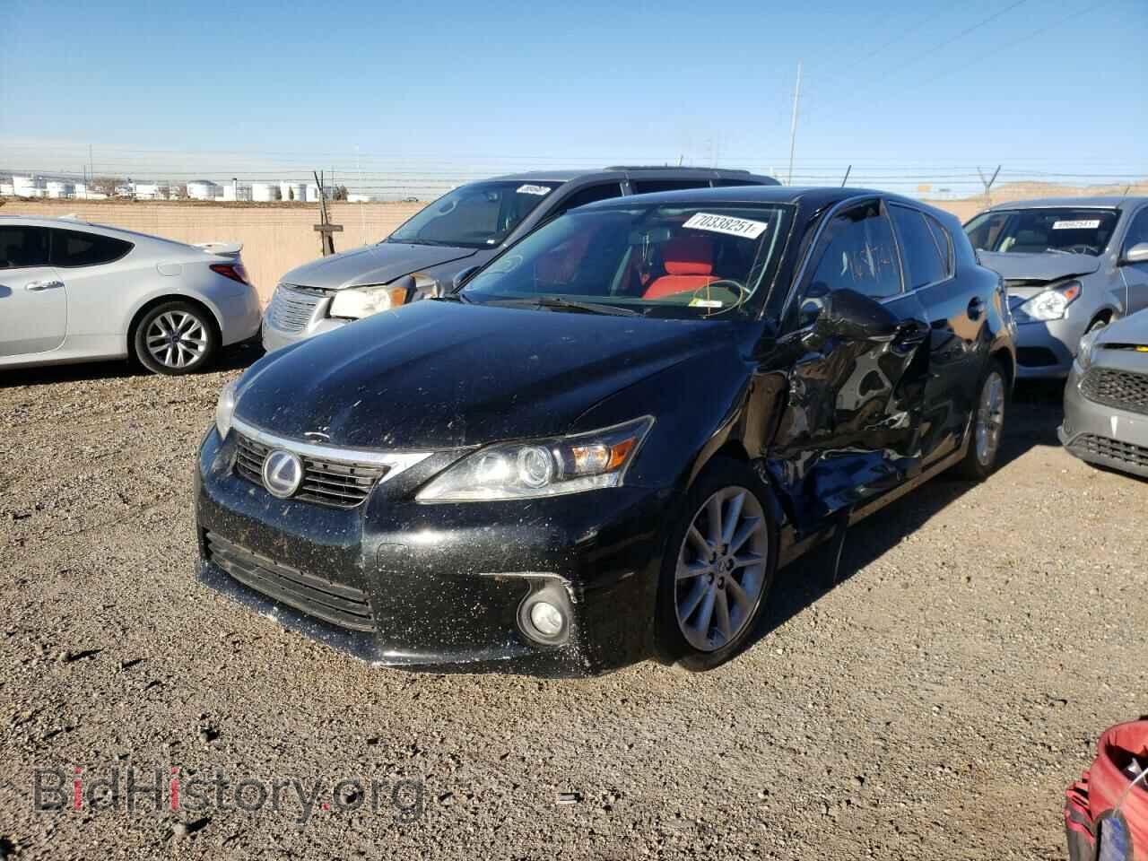 2012 LEXUS CT 200 - VIN: JTHKD5BH1C2115193 - Фото 2