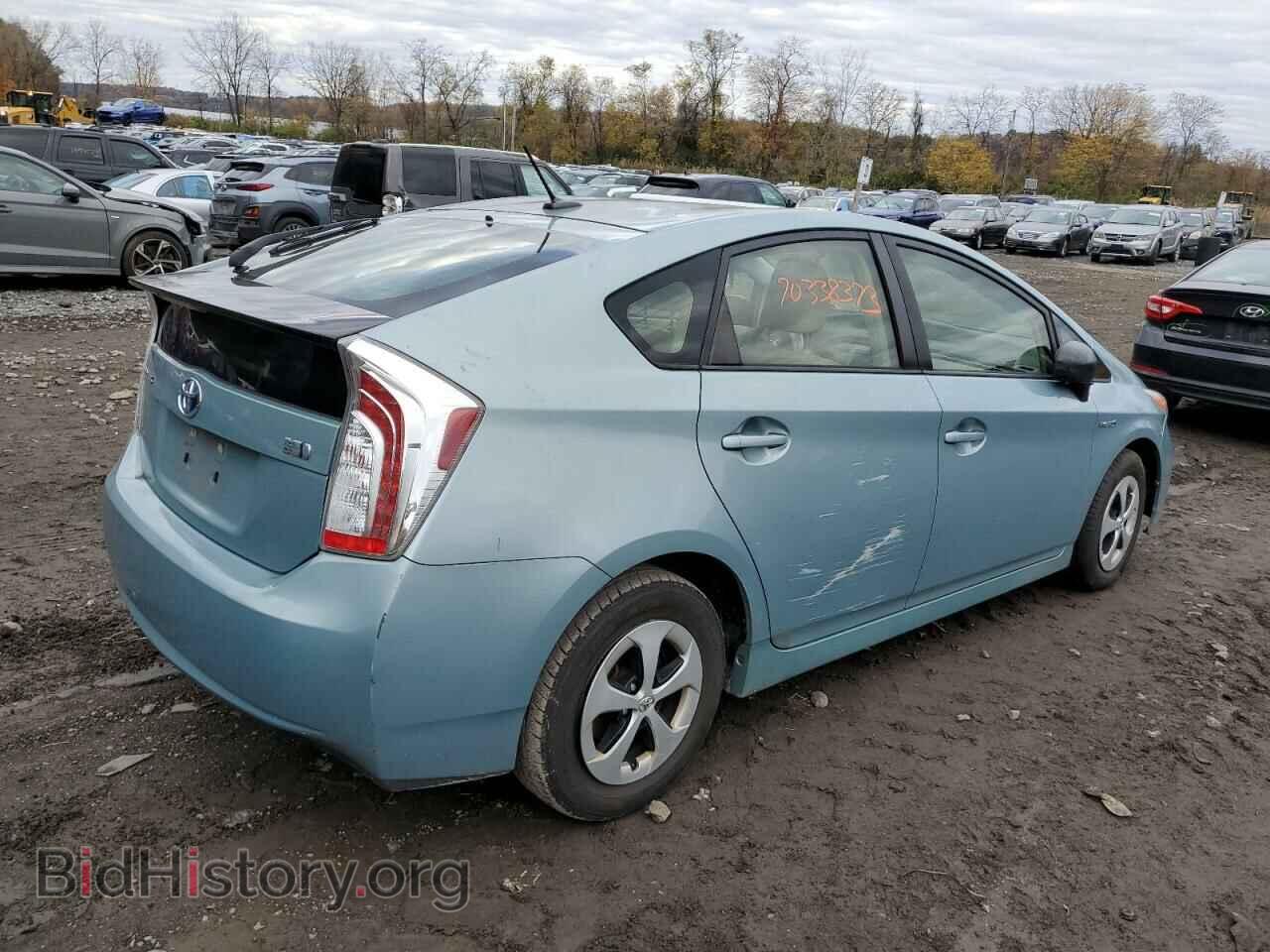 2014 TOYOTA PRIUS - VIN: JTDKN3DU4E1855438 - Фото 3