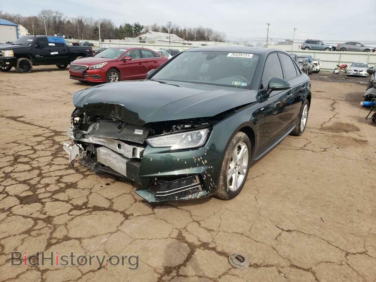 2018 AUDI A4 - VIN: WAUDNAF49JA058457 - Фото 2