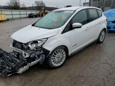 2013 Ford CMAX C-Max SE, белый — VIN 1FADP5AU2DL531089, Copart