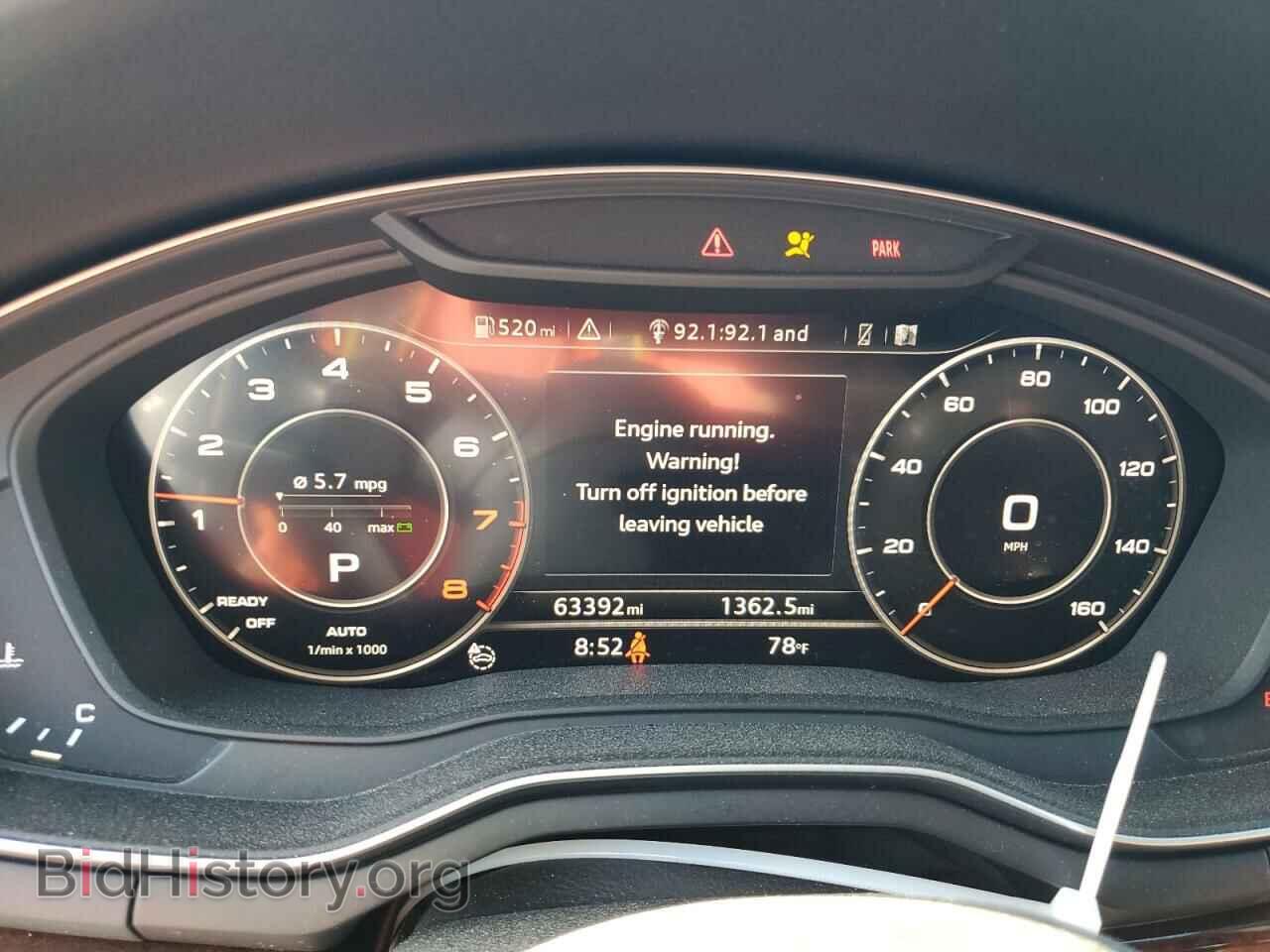 2017 AUDI A4 - VIN: WAUDNAF40HN051237 - Фото 9