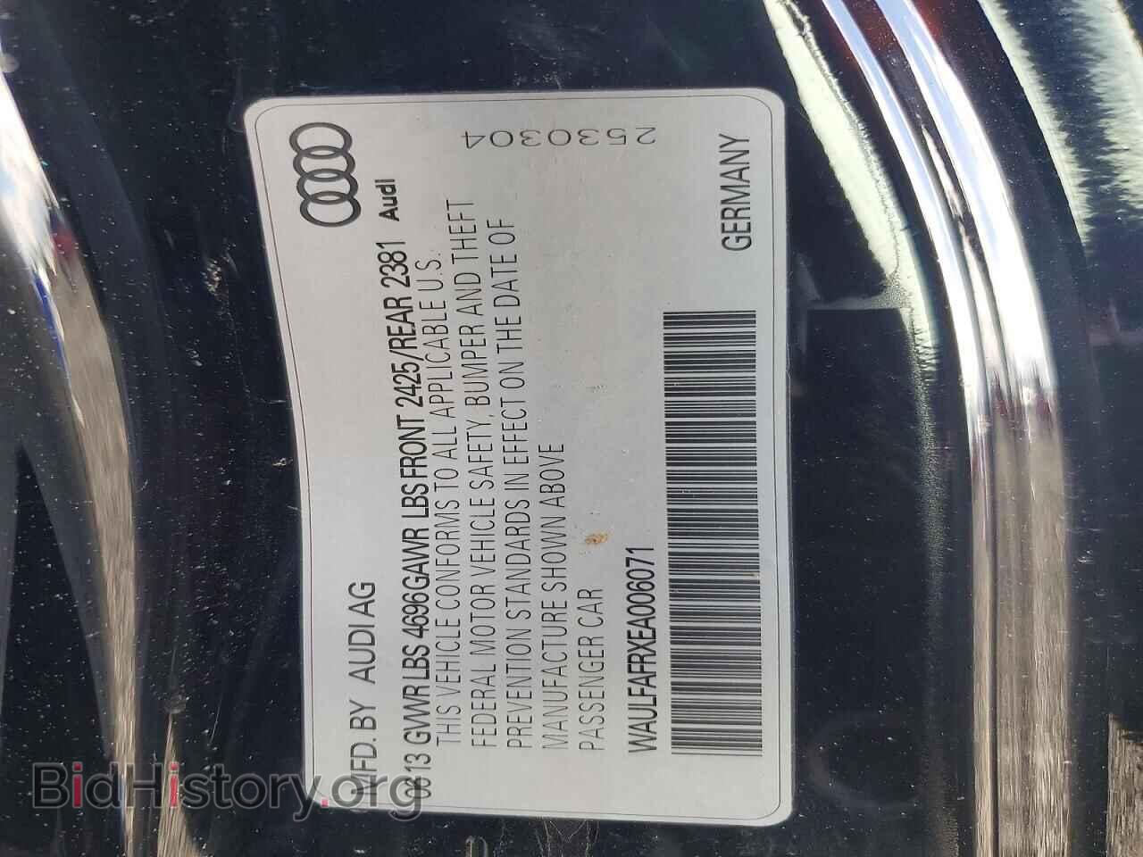 2014 AUDI A5 - VIN: WAULFAFRXEA006071 - Photo 12